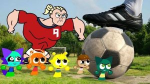 СУПЕРПОЕДИНОК!! ХОЛАНД И СПРУНКИ ИГРАЮТ В ФУТБОЛ ПРОТИВ ХУДОЖНИКА (АНИМАЦИЯ)