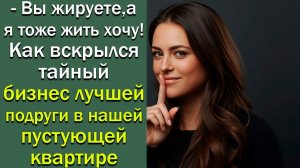 - Вы жируете, а я тоже жить хочу! Как вскрылся тайный бизнес лучшей подруги в нашей квартире