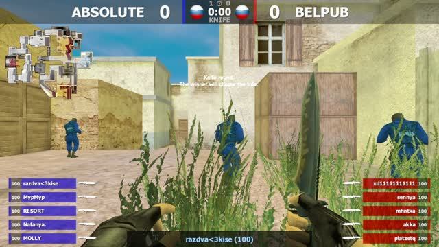 ABSOLUTE -vs- BELPUB | 2 карта | ЛКЛ 1 сезон | @kn1feTV смотреть онлайн