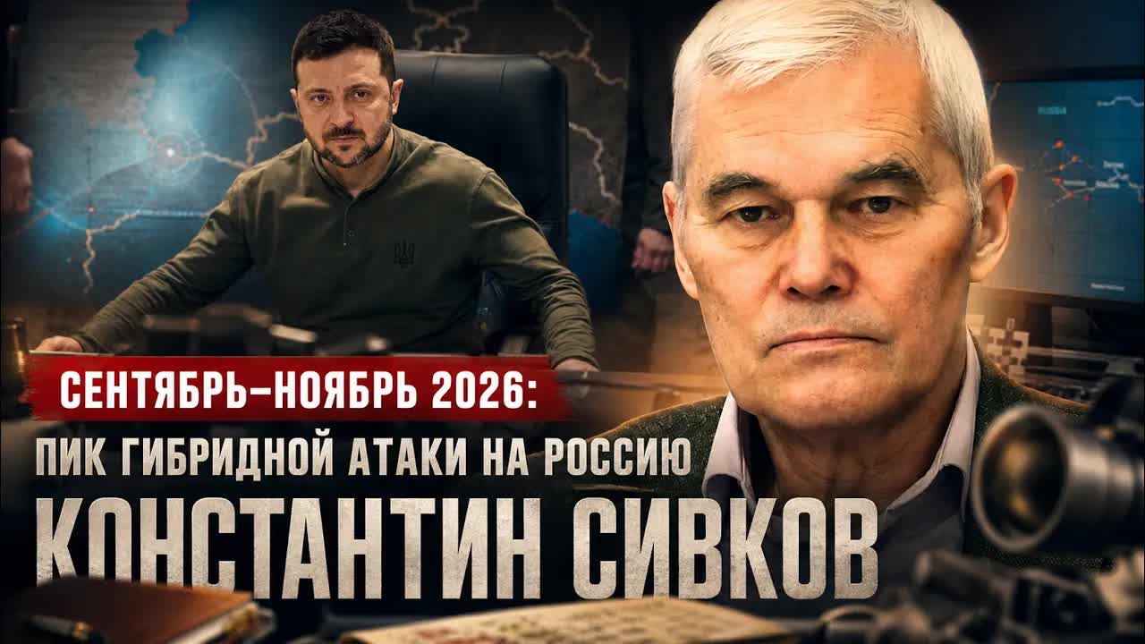 Константин Сивков | Сентябрь–ноябрь 2026 Пик гибридной атаки на Россию смотреть онлайн