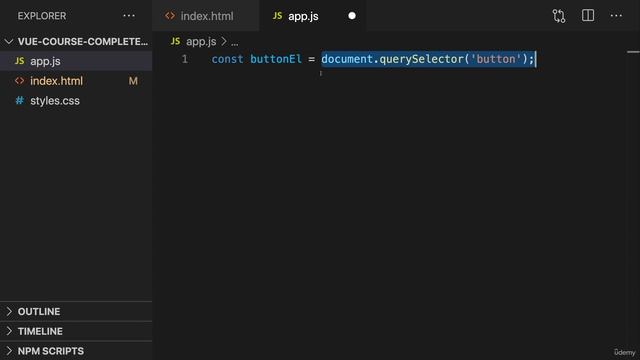 005 Building A First App With Just JavaScript смотреть онлайн