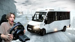 ГАЗЕЛЬ 2JZ-GTE 🔰ДРИФТ по ГОЛОЛЕДУ на МАРШРУТКЕ ! ｜ BeamNG.drive