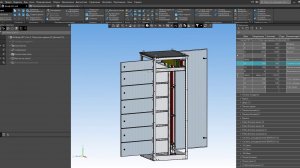 💥Параметрический шкаф НКУ в Компас 3D