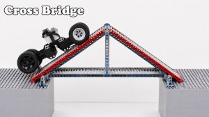 LEGO Cars vs Cross Bridge Challenge: Пройдет ли он по мосту?