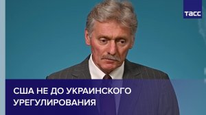 Песков: США не до украинского урегулирования