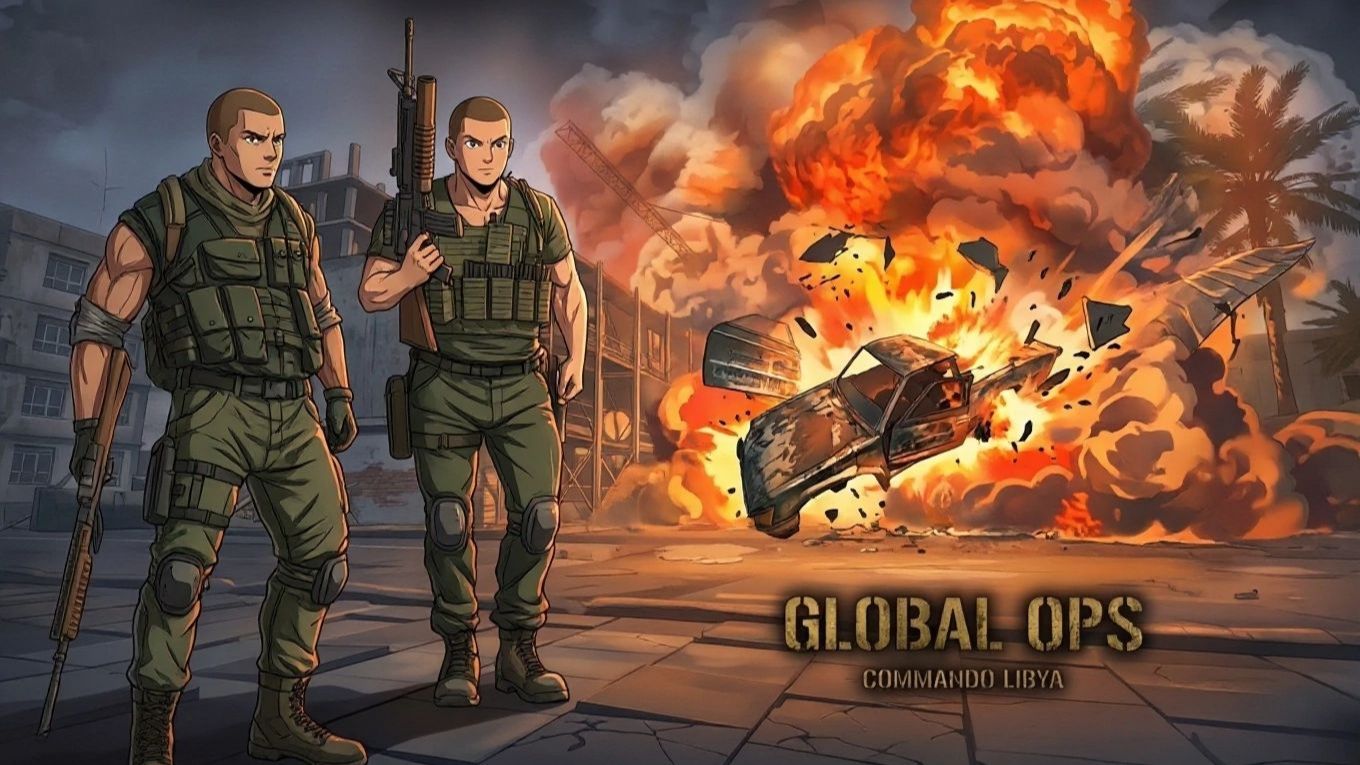 ПОГОНЯ в Global Ops Commando Libya смотреть онлайн