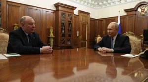 Владимир Путин провёл встречу с главой «Норникеля» Владимиром Потаниным, Кремль, 15 июля 2026 года