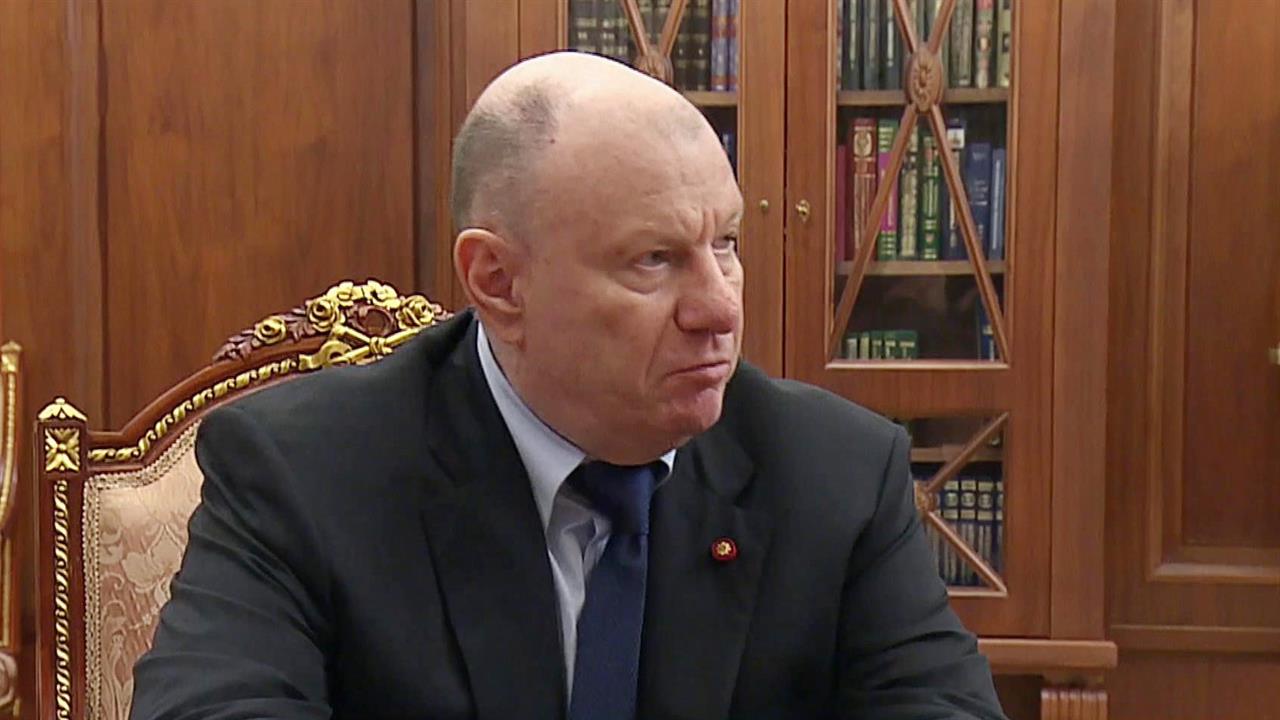 Результаты работы "Норникеля" Владимир Путин обсудил с главой компании. смотреть онлайн