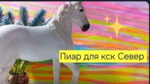Пиар для канала « КСК Север (лошади шляйх )»