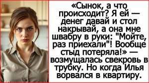 Слушать рассказы Андрея Белого про свекровь. Сынок, а что происходит? Невестка мне швабру дает!