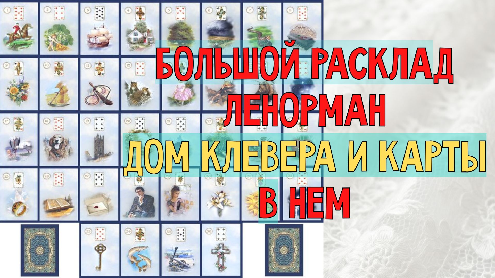 🍀ДОМ КЛЕВЕРА В БРЛ 🔥ЗНАЧЕНИЯ ВСЕХ КАРТ ЛЕНОРМАН В ДОМЕ КЛЕВЕРА💖 БОЛЬШОЙ РАСКЛАД ЛЕНОРМАН🍀