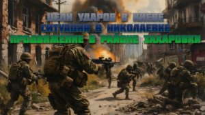 Новости СВО Сегодня-Цели ударов в Киеве Ситуация в Николаевке продвижение в районе Захаровки