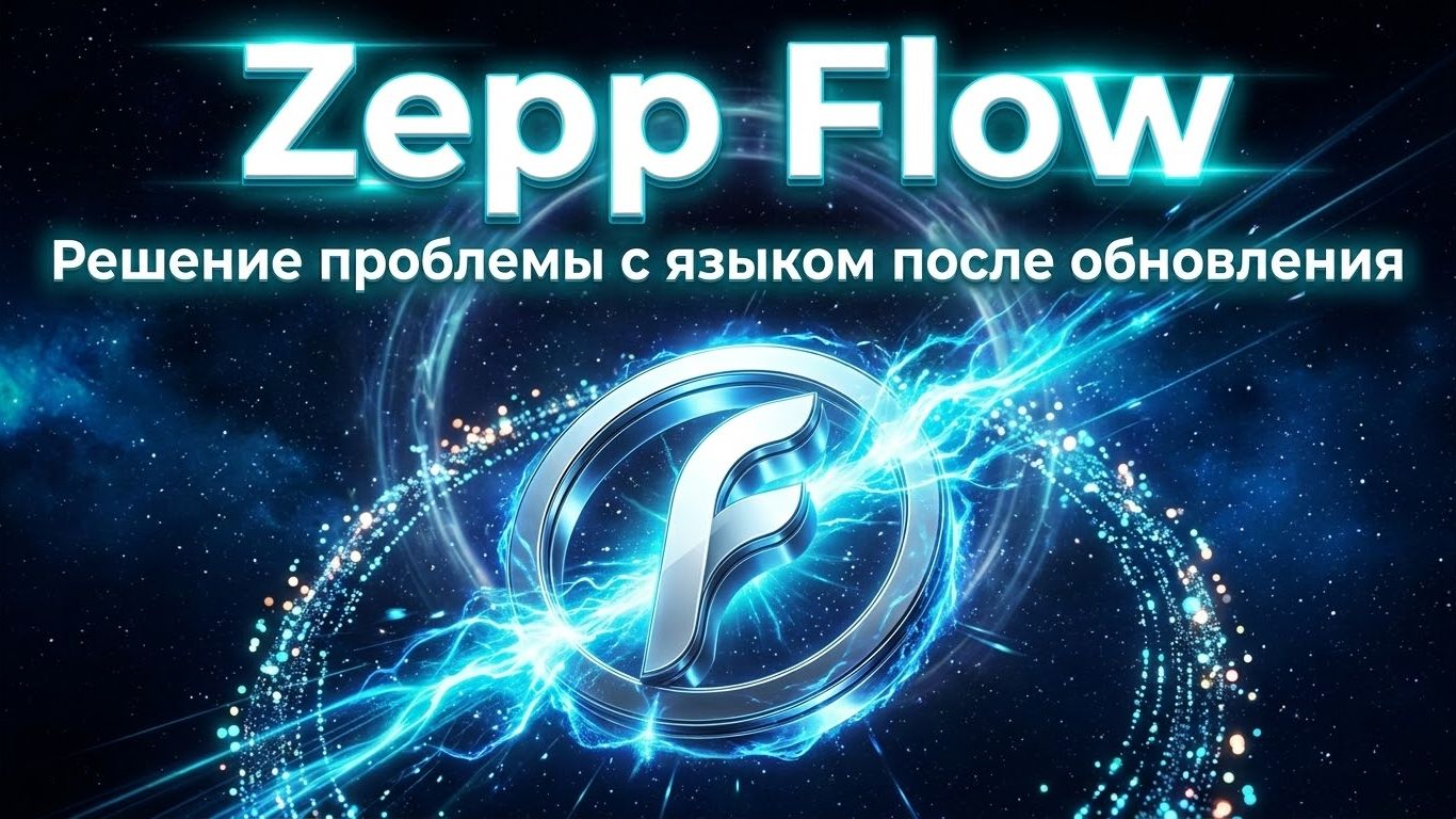 Решение проблемы с языком, после обновления Zepp Flow! смотреть онлайн