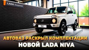 АвтоВАЗ раскрыл комплектации новой Lada Niva - Нива легенд и Урбан