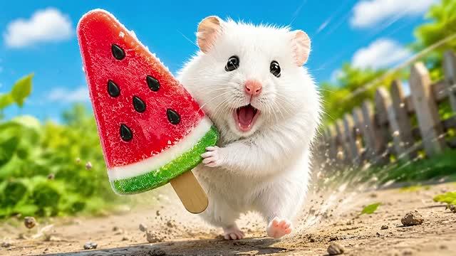 Храбрый ХОМЯЧОК штурмует Опасный Лабиринт! 🍉💥 Безумные препятствия ради АРБУЗА смотреть онлайн