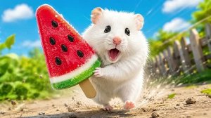 Храбрый ХОМЯЧОК штурмует Опасный Лабиринт! 🍉💥 Безумные препятствия ради АРБУЗА