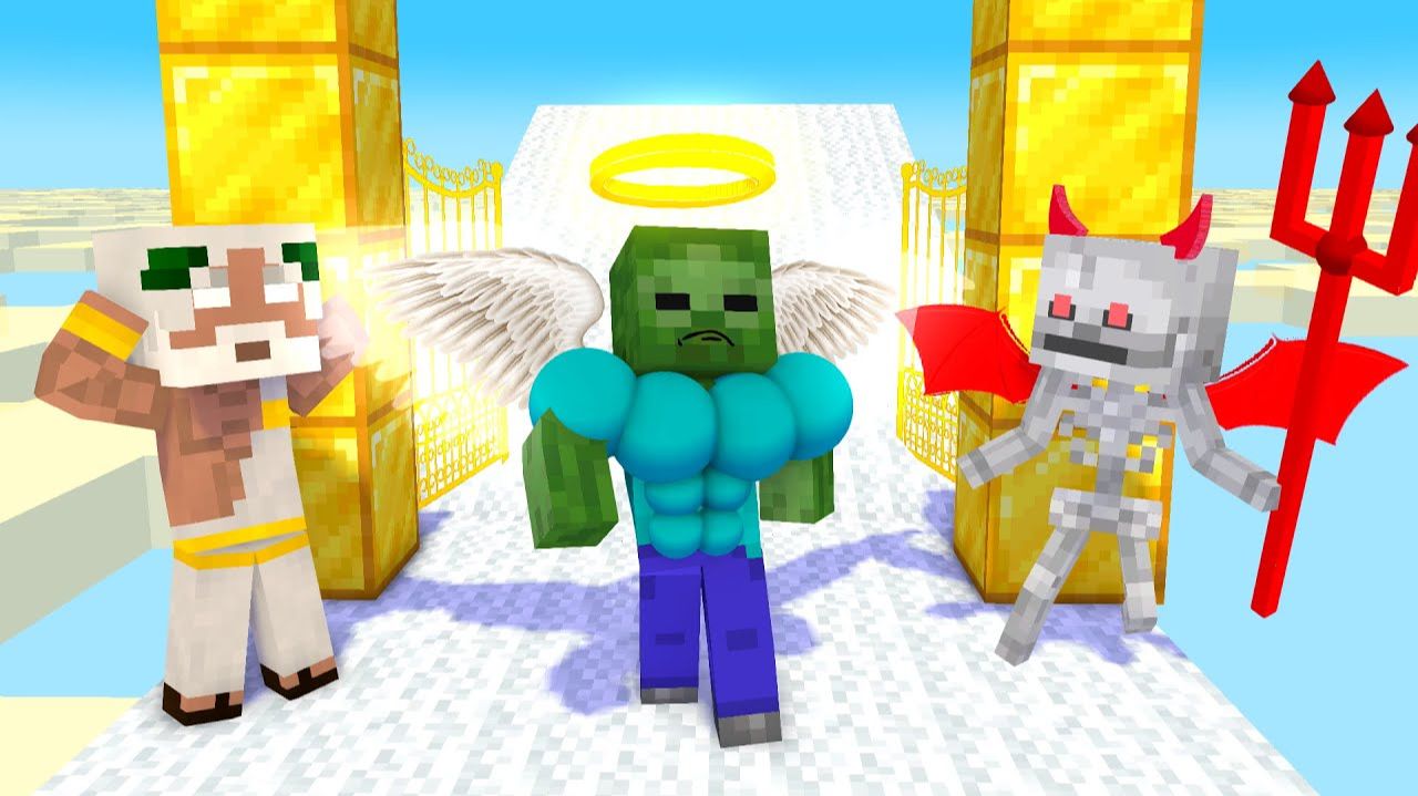 ROBLOX И MINECRAFT ХАОС 😈