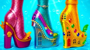 Мечта о превращении в русалку! 🧜✨ Волшебные гаджеты и морские бьюти-хаки