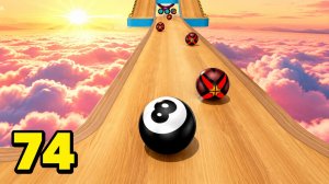Going Balls | уровень 74-75 | спидран геймплей