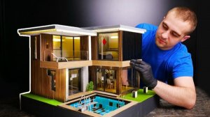 МИНИАТЮРНЫЙ ДОМ ИЗ КИРПИЧИКОВ И ЦЕМЕНТА своими руками от Мастера за 5 минут