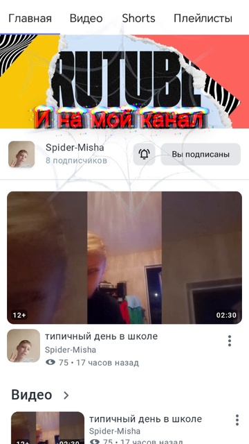 Помощь Миши и его канала
