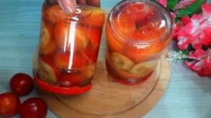 Слива в сиропе на зиму. Рецепт для ленивых