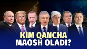 🍿 Putindan Trampgacha. Davlat rahbari bo‘lish qanchalik daromadli ish?