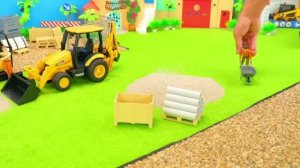 Трактор едет на поле! 🚜 И много других игрушек для детей