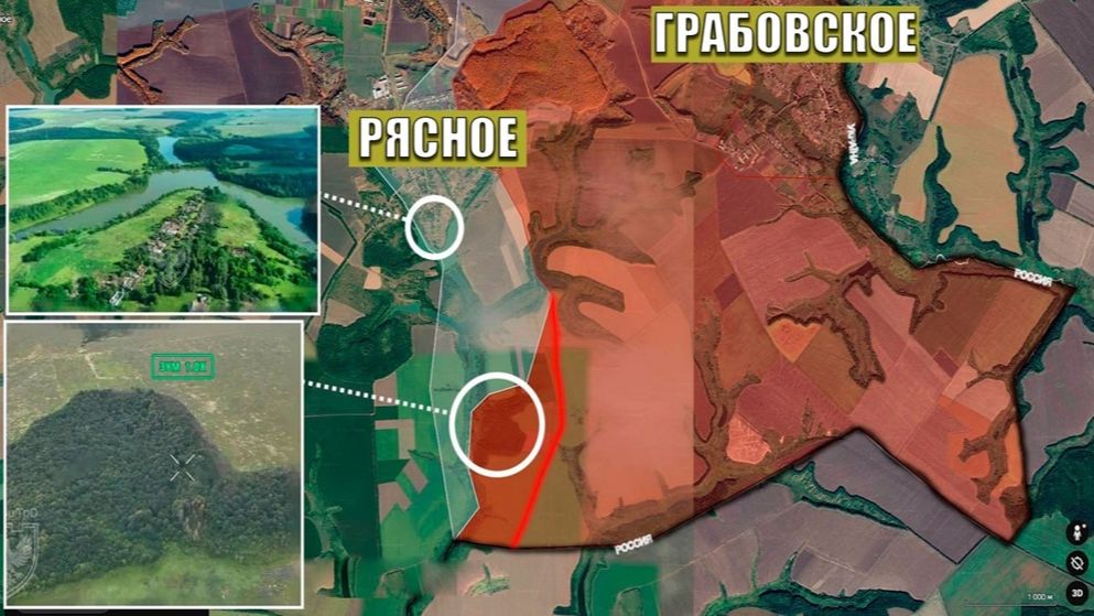 Украинские силы под давлением в Сумской области - Карта боевых действий на 16.07.2026 смотреть онлайн