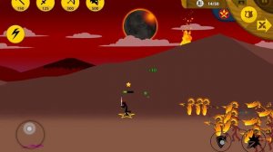 Stick War Legacy, миссия 554 ( insane, без баффов, без скинов, проба замковыми лучниками).