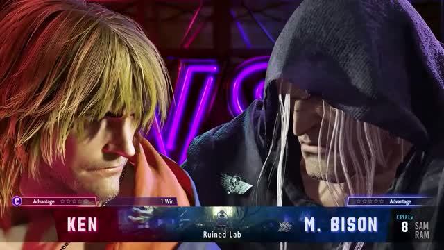 Street Fighter 6 - Кен vs Байсон смотреть онлайн