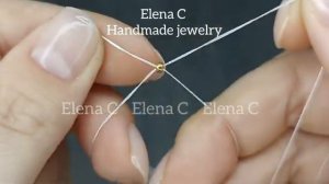 Простой Браслет из бисера и бусин от Elena C - Украшения ручной работы