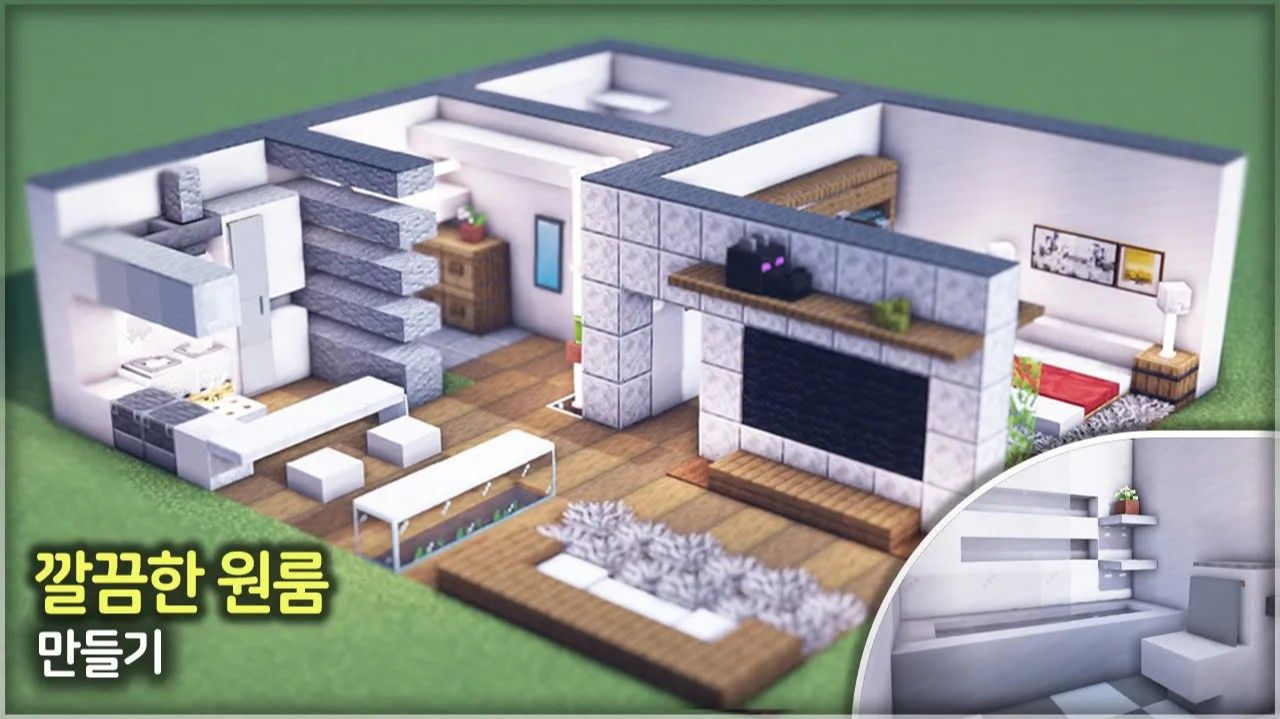 🛏️ Создайте аккуратную одну комнату 🏠. ⛏️Гайд по Постройке смотреть онлайн
