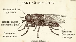 Слепень он режет кожу лезвиями и пьёт кровь стаканами
