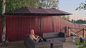 У нас нет АЖИОТАЖА/ поставили ЗОНТ