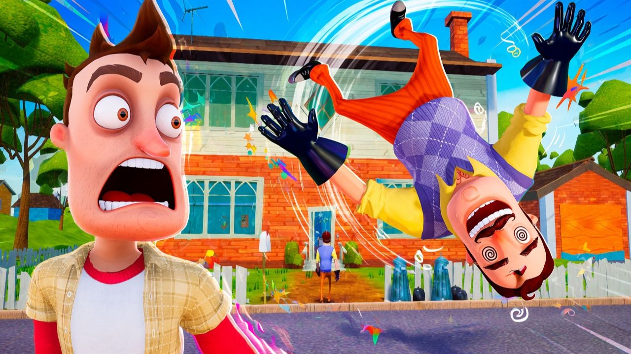 ПРИВЕТ СОСЕД КРУТИТ САЛЬТУХУ!HELLO NEIGHBOR МОД HELLO NEW TOWN ПОЛНОЕ ПРОХОЖДЕНИЕ! смотреть онлайн