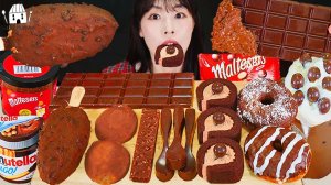 Мукбанг - шоколадные десерты - сладкий стол