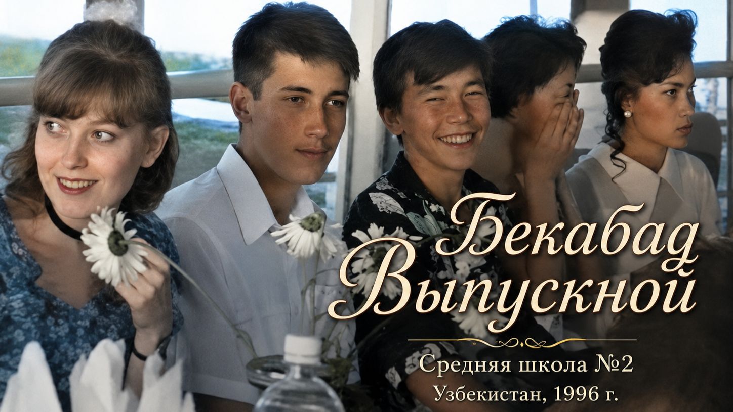 Бекабад Выпускной Средняя Школа №2 Узбекистан