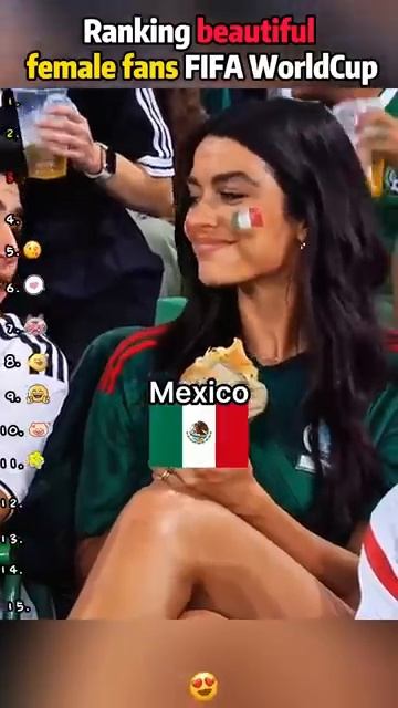 Ranking Beautiful Female Fans FIFA WorldCupgirls Worldcup Fyp Foryou Football