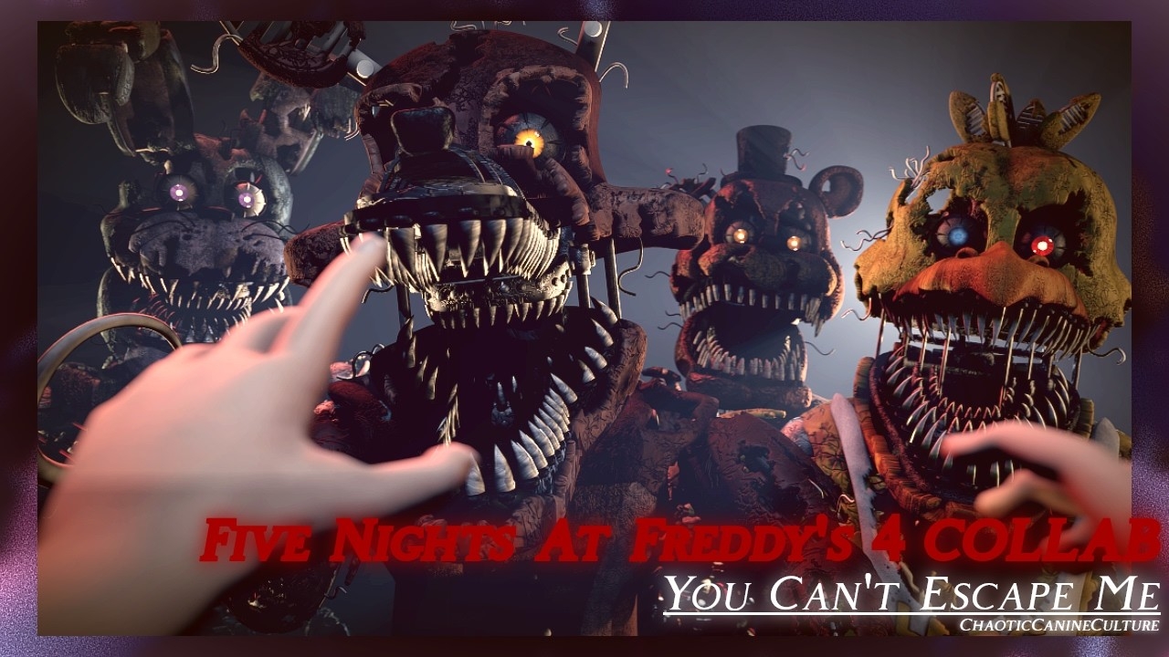 SFM / BLENDER / C4D FNAF - YOU CANT ESCAPE ME COLLAB смотреть онлайн