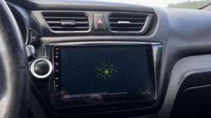 KIA RIO 2012 снежинка