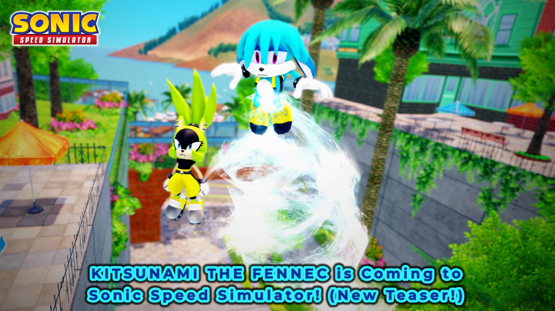 ROBLOX (#724; KITSUNAMI THE FENNEC is Coming to Sonic Speed Simulator! (New Teaser!))