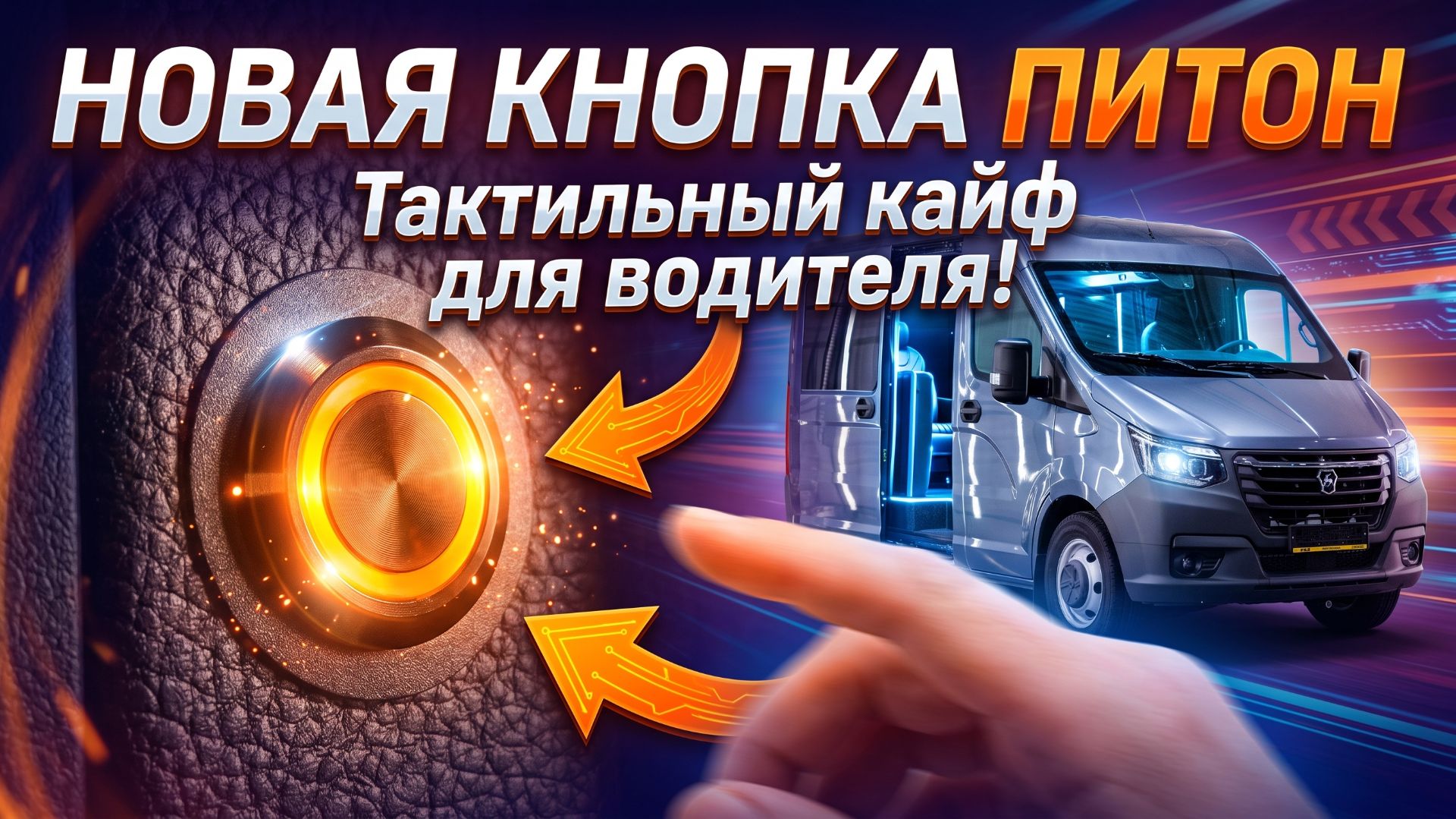 Новая кнопка ПИТОН - тактильный кайф для водителя! смотреть онлайн