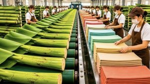 Как миллиарды банановых стеблей превращаются в роскошные сумки, ковры и ткани.