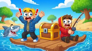 🏝️ МЫ ЗАСТРЯЛИ НА НЕОБИТАЕМОМ ОСТРОВЕ БЕЗ ЕДЫ И ВОДЫ!