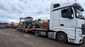 Рейс: Каменск-Шахтинский - Пангода. 2 часть. Везем дорожную технику