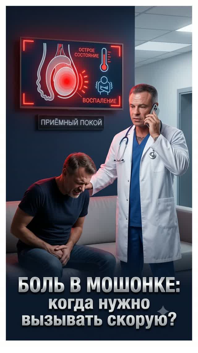Боль в мошонке: когда нужно вызывать скорую?