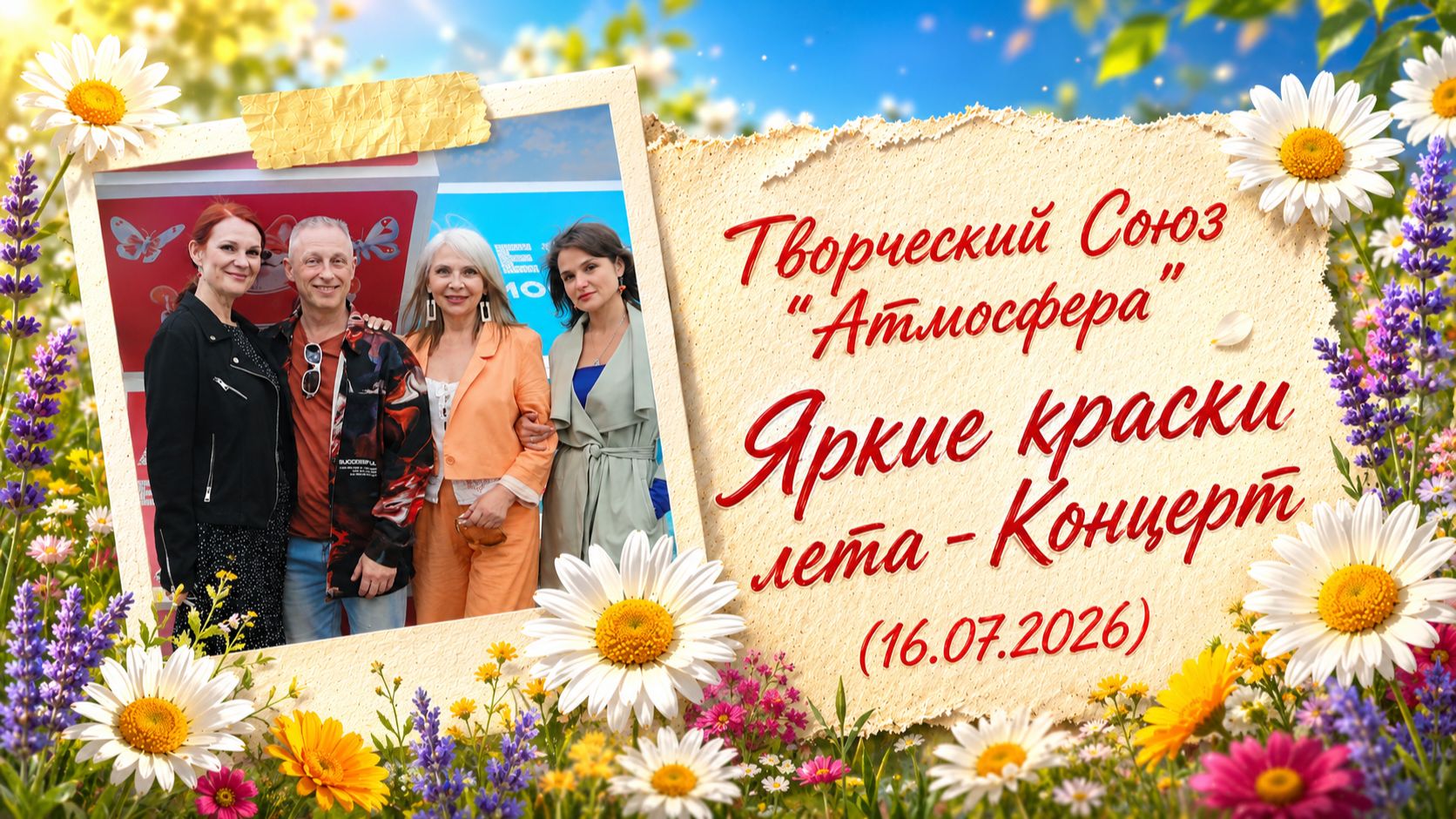 Творческий Союз "АтмосферА" - Яркие краски лета - Концерт (16.07.2026)