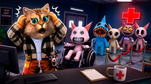 🏥😱 ПОЛНАЯ БОЛЬНИЦА АНОМАЛИЙ в ROBLOX ANIMAL HOSPITAL 🐶👾 Весёлый Кот 🐱