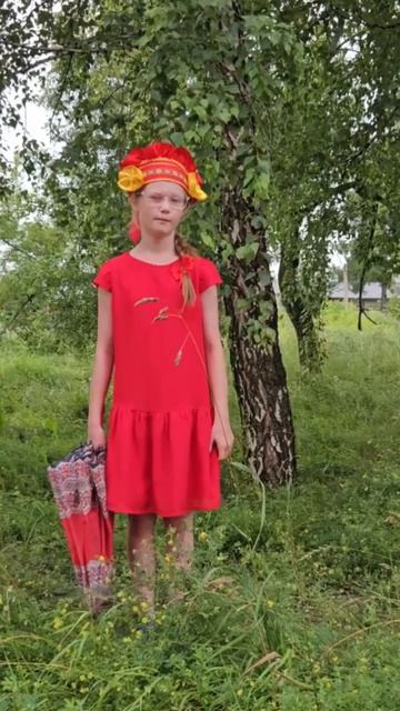 Медведева Ксения, 10 лет. Н. М. Рубцов «Природа »